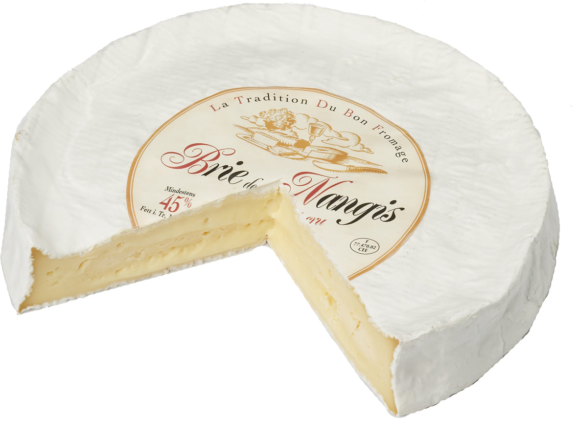 Brie de Nangis is made in the classic brie style. Its biggest difference is its size.  Made in a 1kg wheel it is slightly thicker than the traditionally larger brie wheels and as a result ripens more slowly.