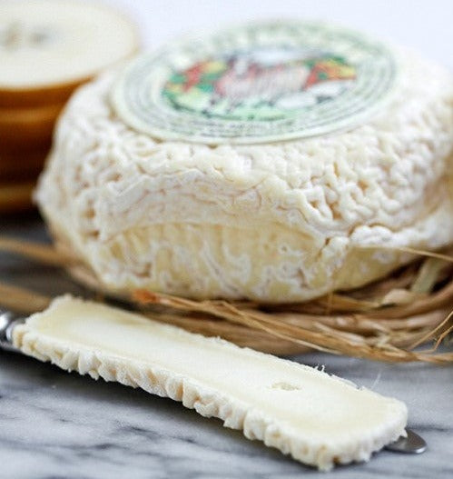 Brunet has a fudgy interior, while its outer layers become increasingly lush and creamy as the rippled, off-white edible rind works its magic. The flavour is a beautiful balance of mushroom earthiness and citrus tang.