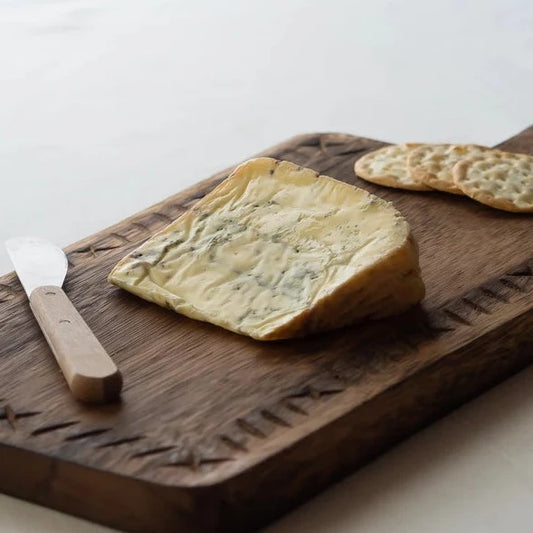 Coal River Farm Blue is made for lovers of mild blue cheese. It has a subtle, sweet, lightly earthy flavour with just enough salt to make it delicious. It's soft, crumbly texture makes it great as a table cheese or for use in cooking.