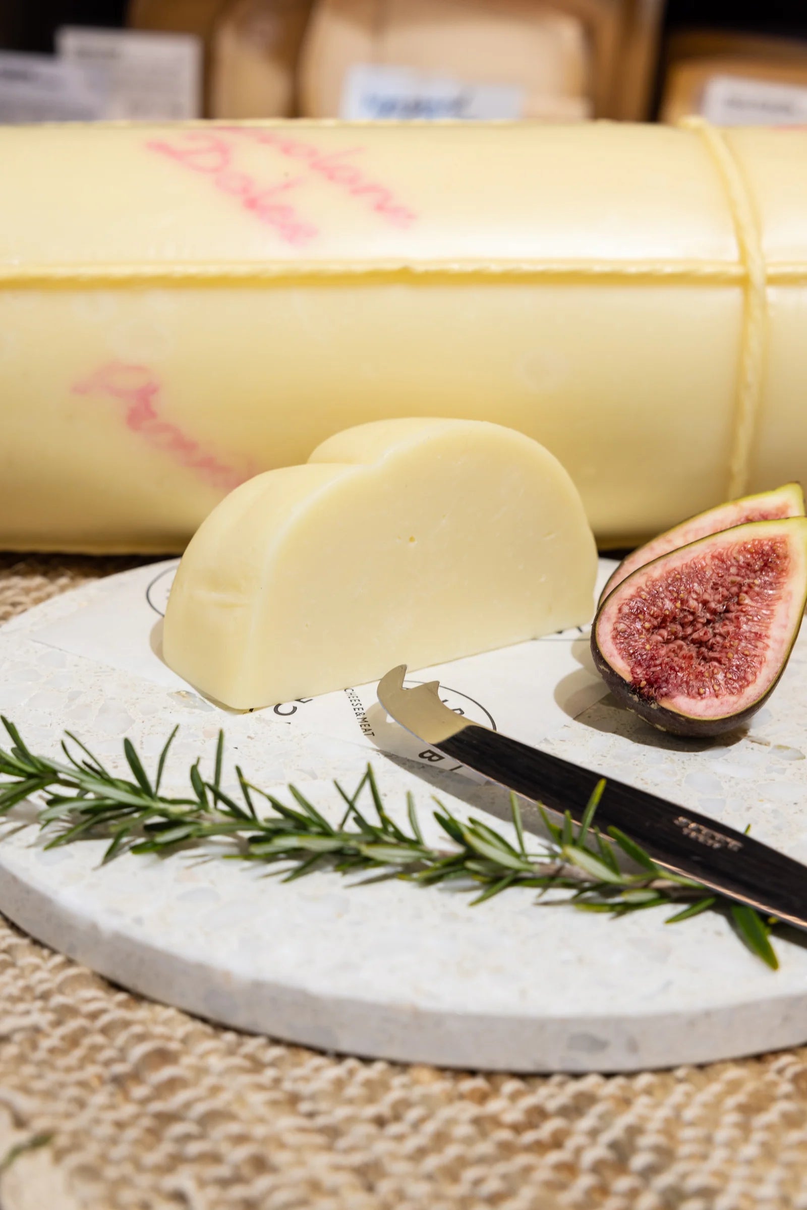 There are two varieties of Provolone; this Dolce (meaning sweet) is the milder version.